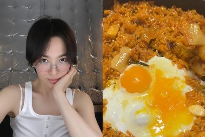 ソン・ヘギョも”夜食の誘惑”に負ける⁉深夜に堂々と爆食する姿に好感の嵐【PHOTO】 画像