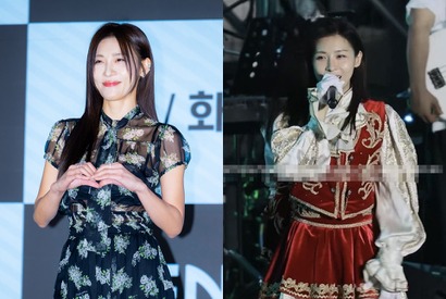雨の中でも輝く美貌！女優ハ・ジウォンが慶熙大学の応援団に変身して、学園祭に電撃参戦！ 画像