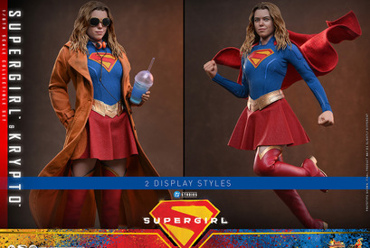 1/6スケールで『スーパーガール』が登場！愛犬クリプトも同梱のスペシャルセット　ホットトイズ「ムービー・マスターピース」