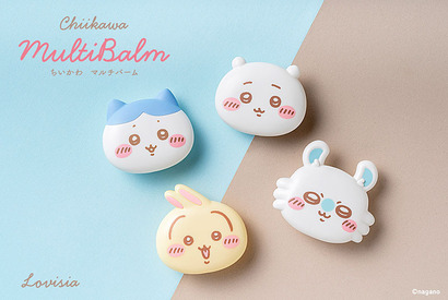 ちいかわ＆ハチワレ＆うさぎ＆モモンガの可愛いフェイスデザイン！マルチバーム発売「Lovisia」 画像