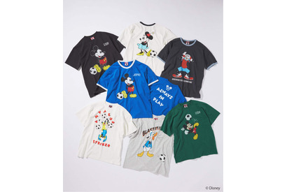 ミッキーマウスたちがサッカーデザインのTシャツに！JOURNAL STANDARDが限定発売 画像