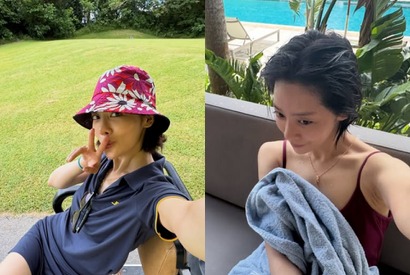 『ザ・グローリー』女優が日本でのんびり。“贅沢な療養”がうらやましい！【PHOTO】 画像