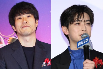「サッカー見てる場合じゃない」!? 松山ケンイチ、「Tシャツ」共演・高橋文哉の『ブルーロック』鑑賞報告に反響続々 画像