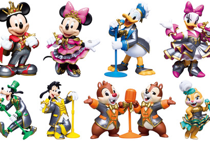 Happyくじ「Disney IDOL ON STAGE」9月26日発売！ミッキーたちがアイドル衣装で登場 画像
