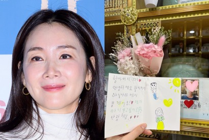 「会いたいです、とても」チェ・ジウ、亡き父の納骨堂を訪問…幼い娘からの手紙に涙【写真】 画像