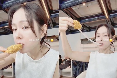 女優ソン・イェジン、豪快にチーズを頬張るお茶目な“モッパン”姿にギャップ萌え！【写真】 画像