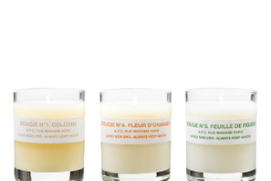 「A.P.C.」からフレグランスキャンドルの新作、3種の香りを楽しむクリスマスコフレも 画像