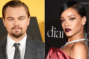 レオナルド・ディカプリオ、パーティでリアーナと急接近？ 画像