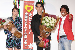 松崎しげる、「愛のメモリー」熱唱！映画が大ヒットの松田翔太＆前田敦子を祝福 画像