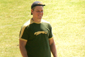 マット・デイモン、南アフリカでチャリティ自転車レースに参加 画像