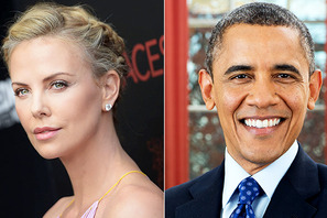 シャーリーズ・セロン、オバマ大統領をストリップクラブに誘った!? 画像