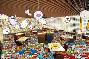 六本木ヒルズで「村上隆のお花カフェ」オープン！ 特別コラボ”お花”メニュー登場 画像
