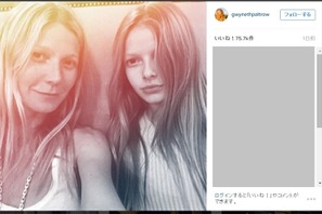 グウィネス・パルトロウ、双子級にそっくりな娘アップルとの写真を披露 画像