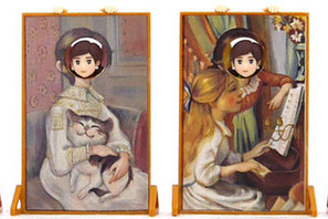 あの“フチ子”がルノワールの名画とコラボ！「顔ハメのフチ子 RENOIR」発売 画像