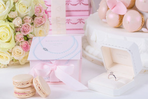 【3時のおやつ】パールカラーが輝く宝石のようなマカロン登場！　「ラデュレ×ミキモト」 画像