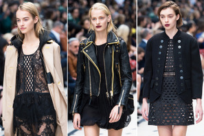 “ミリタリー×英国ドレス”のクラシカルなコンボで魅せる「バーバリー」 画像