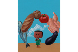 『ありあまるごちそう』イラストレーター本秀康によるビジュアル完成！ 画像