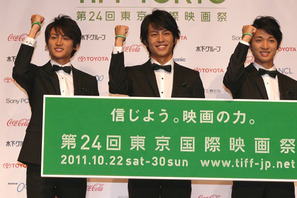 東京国際映画祭を若者にアピール! イケメン3人衆「TIFF BOYS」結成 画像