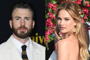 クリス・エヴァンス＆リリー・ジェームズが交際開始か 画像