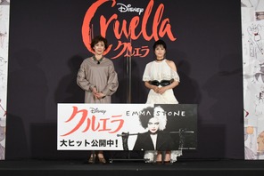 “ハマり役”と話題の柴咲コウ＆塩田朋子、『クルエラ』舞台挨拶で対面 画像
