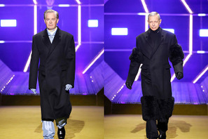 カイル・マクラクラン＆ジェフ・ゴールドブラムがプラダのショーに登場！ランウェイを歩く 画像