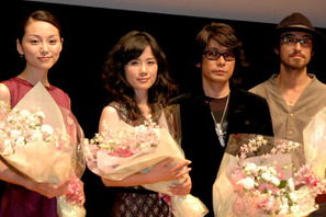 『紙屋悦子の青春』原田知世、永瀬正敏、松岡俊介、本上まなみ舞台挨拶 画像