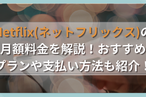 Netflix(ネットフリックス)の月額料金を解説！おすすめプランや支払い方法も紹介！ 画像