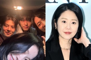 女優コ・ヒョンジョン、年下イケメン俳優たちに囲まれニッコリ！紅一点を満喫【PHOTO】 画像