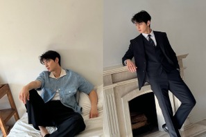 “顔天才” チャウヌが春を先取り！抜群のプロポーションで魅せたダンディのお手本【PHOTO】 画像