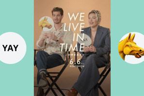 フローレンス・ピュー＆アンドリュー・ガーフィールドが【恋愛ジャッジゲーム】に挑戦！『We Live in Time』特別映像 画像