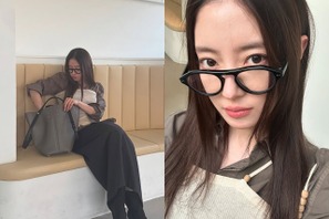 女優イ・セヨン、眼鏡越しに漂う知的さに“ドキッ”。レイヤードスタイルに反響【PHOTO】 画像