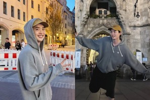 “皇太子の余裕” イ・ジョンソク、海外ロケの合間に見せたリラックスした姿【PHOTO】 画像