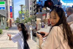 『初恋DOGs』女優ハン・ジウン、銀座で油そば＆短冊体験！“ほぼすっぴん”でも「透明感がすごい」【PHOTO】 画像