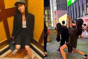 “NHKの韓ドラ女王”が大阪・心斎橋で大はしゃぎ!!  飾らない姿が話題 画像