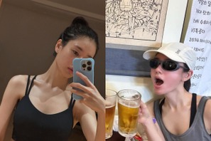 『恋人』女優アン・ウンジンの健康すぎる近況！ランニング後の一杯に“ほっこり”【PHOTO】 画像