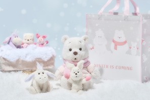 プーさんたちに雪が積もって真っ白に！ 冬のコレクション「WHITE POOH」発売 画像