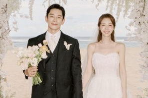 ドラマ共演で結婚した韓国人俳優カップル、バリでの極秘挙式の様子を公開!! 画像