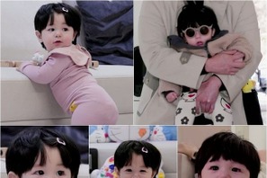 俳優シム・ヒョンタクの愛息ハルちゃん、“オールピンク”で可愛さ全開！【PHOTO】 画像