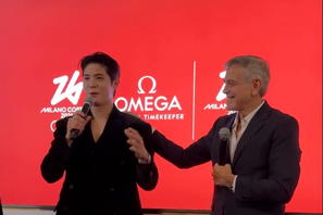 パク・ボゴムの完璧なビジュアルにジョージ・クルーニーも驚嘆！豪華2ショットに“ほっこり” 画像