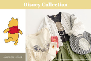 フリル＆レース＆刺繍で「くまのプーさん」を表現！「Samansa Mos2」春コレクション発売 画像