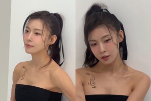 体型改造した女優ハ・ジウォン、初めて見る鎖骨のタトゥーに視線集中！“何の撮影かな？”【PHOTO】 画像