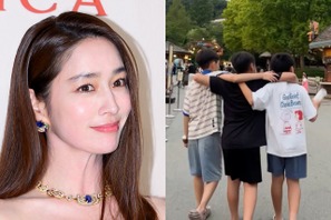 女優イ・ミンジョン、ぐんと成長した息子＆娘を自慢！“身長はママ譲り？” 【PHOTO】 画像