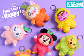 ディズニーキャラがフルーツ姿に！ハッピー・ホールぬいぐるみキーチェーン発売 画像