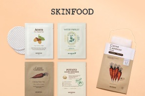 韓国人気コスメブランド「SKINFOOD」から便利なトナーパッドとシートマスクがセブン‐イレブンに登場！ 画像
