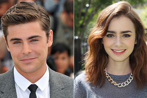 ザック・エフロンとリリー・コリンズが復縁か 画像