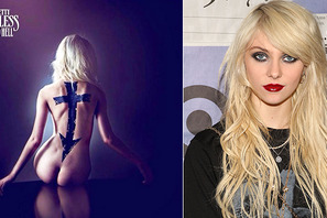 テイラー・モムセン、新作アルバムのジャケットでヌードを披露 画像