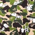 BAPE×ピーナッツのコラボによる迷彩柄