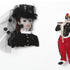 （マリアンヌ・バトル）エドゥアール・マネの《笛を吹く少年》とオーギュスト・ルノワールの《ダラス夫人》のイメージ。ブローチ各21,600円