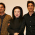 『落下の王国』プレミア試写会（左から）ターセム監督、石岡瑛子、ニコ・ソウルタナキス