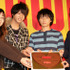 『シャカリキ！』DVD発売記念にて　中村優一、遠藤雄弥、鈴木裕樹から逆チョコ！